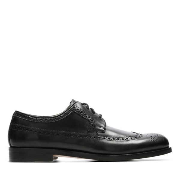 Clarks Mens Coling Limit Brogues Black | CA-9852407